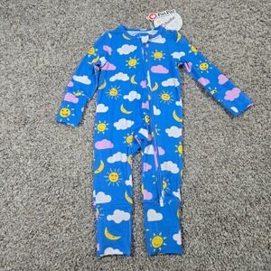 PatPat Bamboo Zippy Pajamas – Sun & Moon Print – 3-6 Months (NWT)